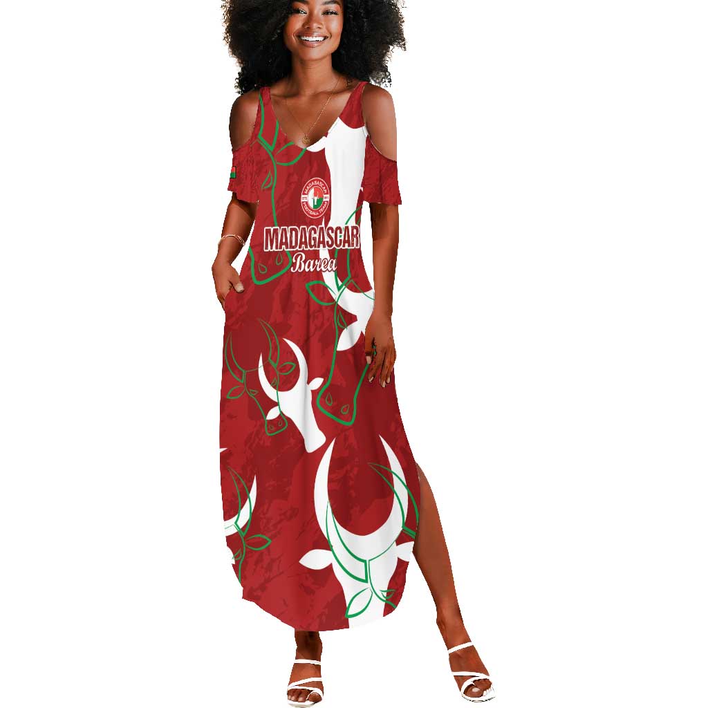 Custom Madagascar Football Summer Maxi Dress Allez Barea