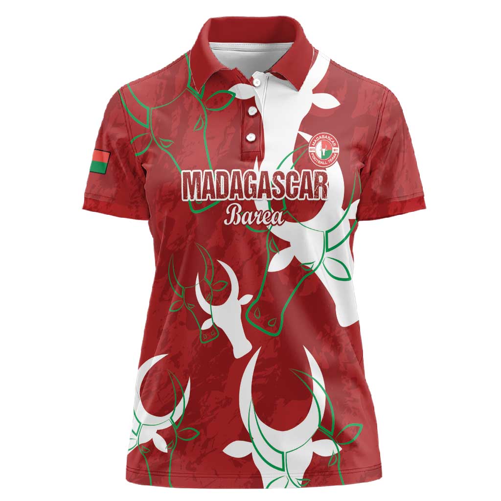 Custom Madagascar Football Women Polo Shirt Allez Barea