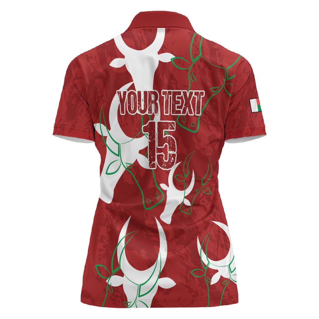 Custom Madagascar Football Women Polo Shirt Allez Barea