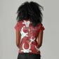 Custom Madagascar Football Women V-Neck T-Shirt Allez Barea