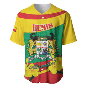 Personalized Happy Benin National Day Baseball Jersey Fraternite Justice Travail