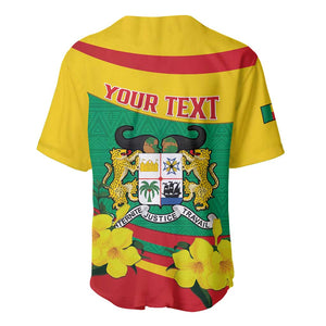 Personalized Happy Benin National Day Baseball Jersey Fraternite Justice Travail