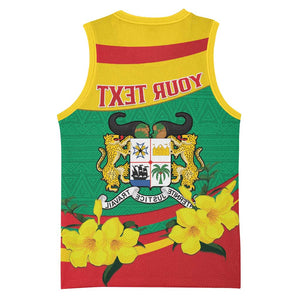 Personalized Happy Benin National Day Basketball Jersey Fraternite Justice Travail - African Pride