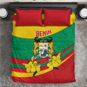 Happy Benin National Day Bedding Set Fraternite Justice Travail