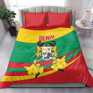 Happy Benin National Day Bedding Set Fraternite Justice Travail