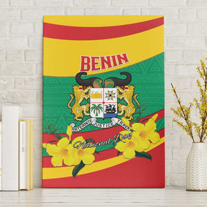 Happy Benin National Day Canvas Wall Art Fraternite Justice Travail