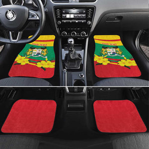 Happy Benin National Day Car Mats Fraternite Justice Travail