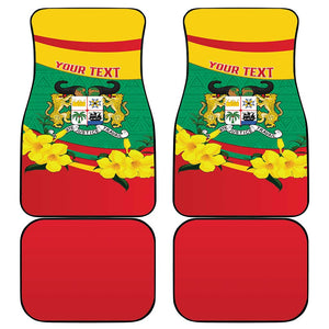 Happy Benin National Day Car Mats Fraternite Justice Travail