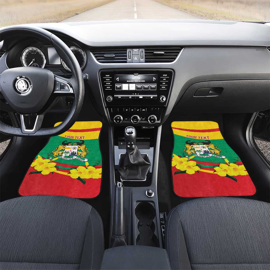 Happy Benin National Day Car Mats Fraternite Justice Travail