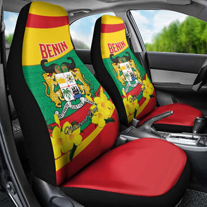 Happy Benin National Day Car Seat Cover Fraternite Justice Travail