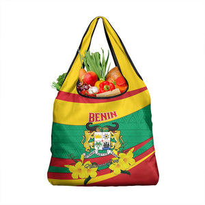 Happy Benin National Day Grocery Bag Fraternite Justice Travail