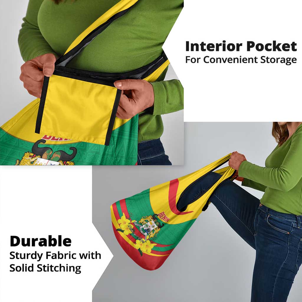 Happy Benin National Day Grocery Bag Fraternite Justice Travail