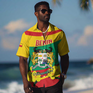 Personalized Happy Benin National Day Hawaiian Shirt Fraternite Justice Travail