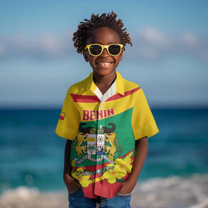 Personalized Happy Benin National Day Kid Hawaiian Shirt Fraternite Justice Travail
