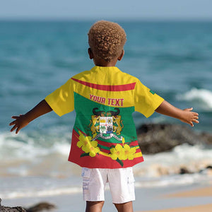 Personalized Happy Benin National Day Kid Hawaiian Shirt Fraternite Justice Travail