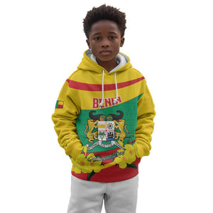 Personalized Happy Benin National Day Kid Hoodie Fraternite Justice Travail