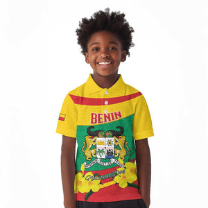 Personalized Happy Benin National Day Kid Polo Shirt Fraternite Justice Travail