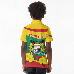 Personalized Happy Benin National Day Kid Polo Shirt Fraternite Justice Travail