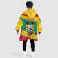 Personalized Happy Benin National Day Kid Wearable Blanket Hoodie Fraternite Justice Travail