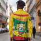 Personalized Happy Benin National Day Long Sleeve Button Shirt Fraternite Justice Travail