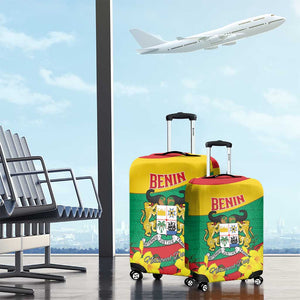 Happy Benin National Day Luggage Cover Fraternite Justice Travail