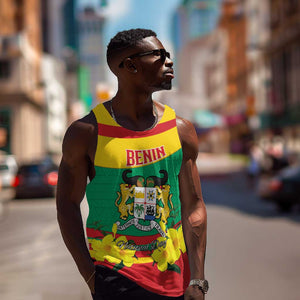 Personalized Happy Benin National Day Men Tank Top Fraternite Justice Travail