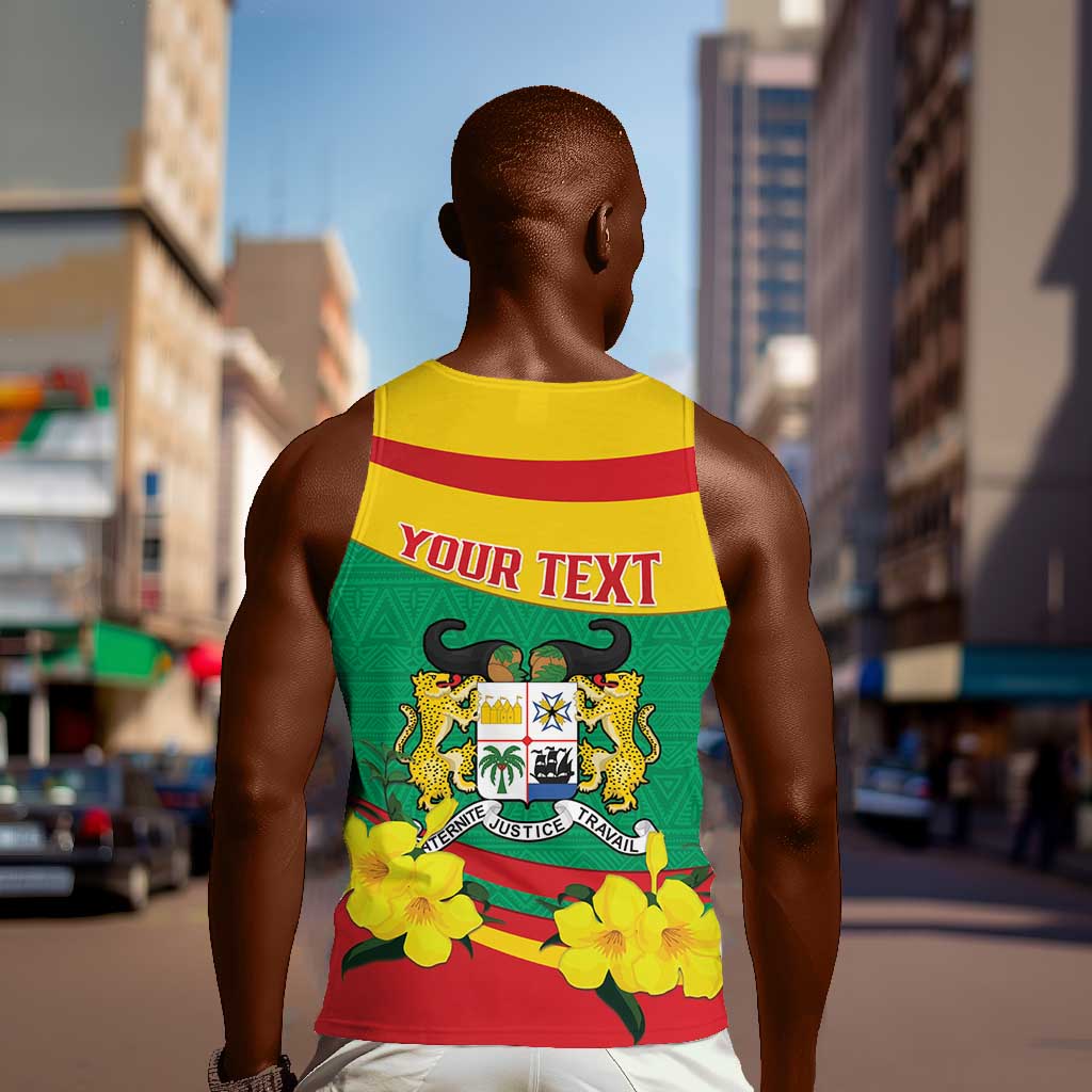 Personalized Happy Benin National Day Men Tank Top Fraternite Justice Travail