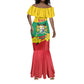Personalized Happy Benin National Day Mermaid Dress Fraternite Justice Travail
