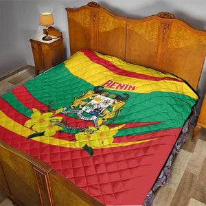 Happy Benin National Day Quilt Fraternite Justice Travail