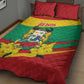 Happy Benin National Day Quilt Bed Set Fraternite Justice Travail