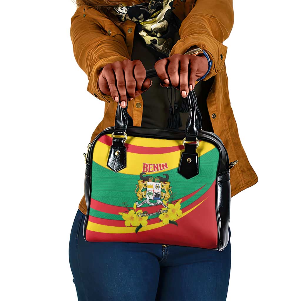 Happy Benin National Day Shoulder Handbag Fraternite Justice Travail