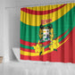 Happy Benin National Day Shower Curtain Fraternite Justice Travail