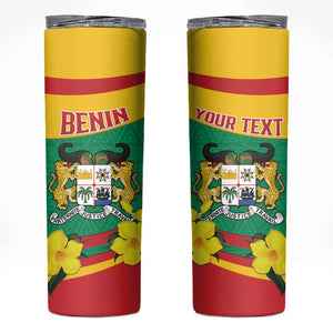 Personalized Happy Benin National Day Skinny Tumbler Fraternite Justice Travail