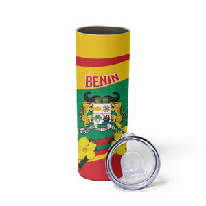 Personalized Happy Benin National Day Skinny Tumbler Fraternite Justice Travail