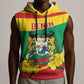 Personalized Happy Benin National Day Sleeveless Hoodie Fraternite Justice Travail - African Pride
