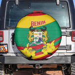Happy Benin National Day Spare Tire Cover Fraternite Justice Travail