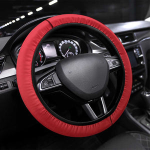 Happy Benin National Day Steering Wheel Cover Fraternite Justice Travail