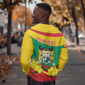 Personalized Happy Benin National Day Sweatshirt Fraternite Justice Travail