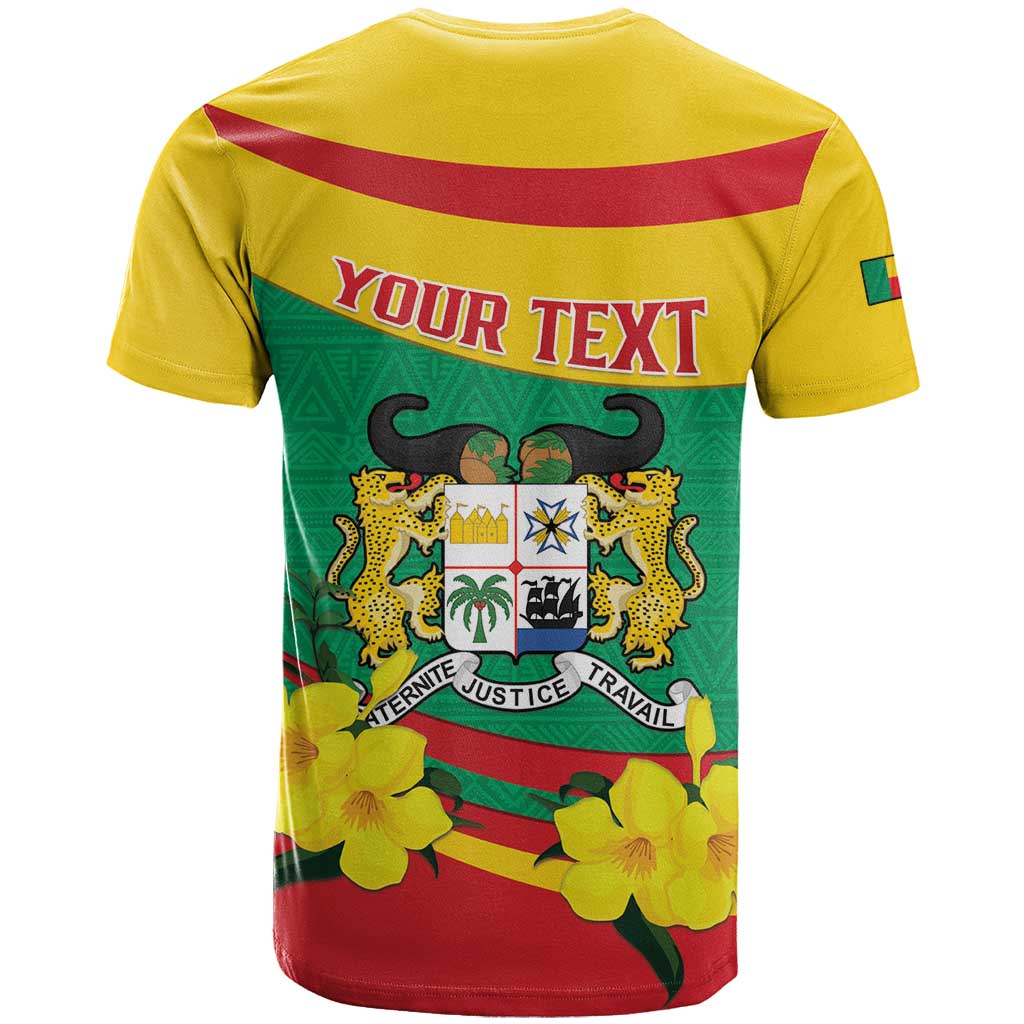 Personalized Happy Benin National Day T shirt Fraternite Justice Travail