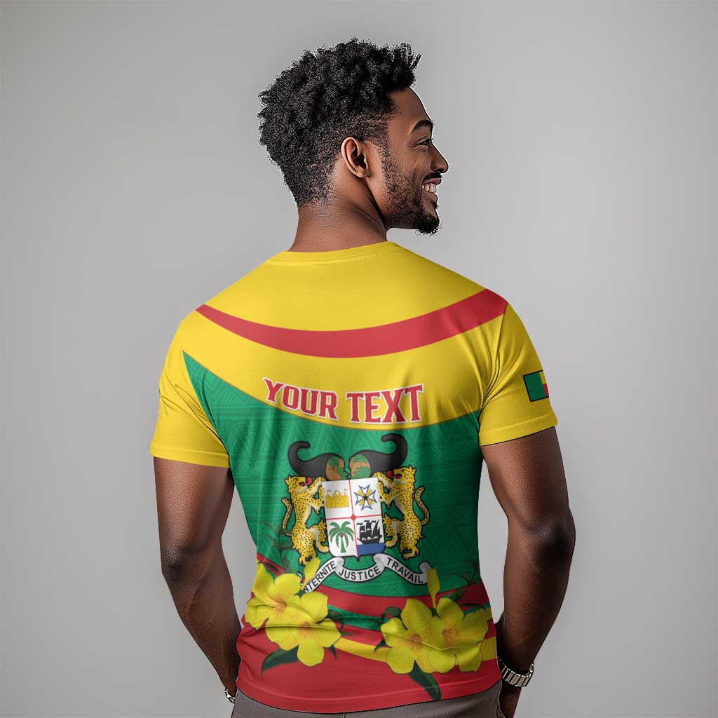 Personalized Happy Benin National Day T shirt Fraternite Justice Travail