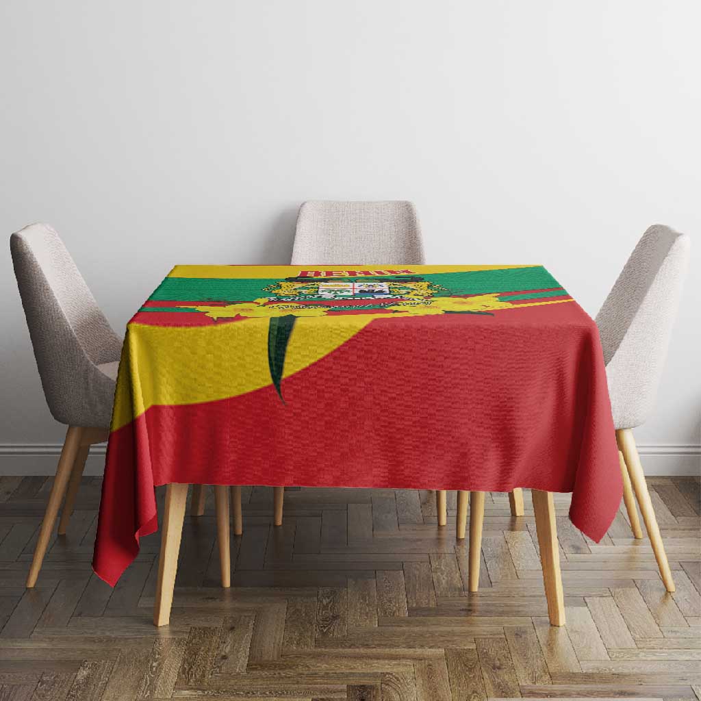 Happy Benin National Day Tablecloth Fraternite Justice Travail