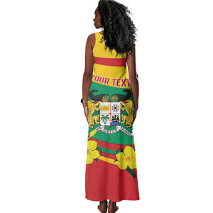 Personalized Happy Benin National Day Tank Maxi Dress Fraternite Justice Travail