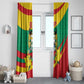 Happy Benin National Day Window Curtain Fraternite Justice Travail