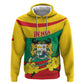 Personalized Happy Benin National Day Zip Hoodie Fraternite Justice Travail