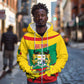 Personalized Happy Benin National Day Zip Hoodie Fraternite Justice Travail