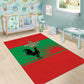 Angola Area Rug UNITA  Party Flag Style