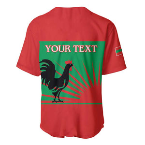 Personalized Angola Baseball Jersey UNITA  Party Flag Style