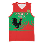 Personalized Angola Basketball Jersey UNITA  Party Flag Style - African Pride