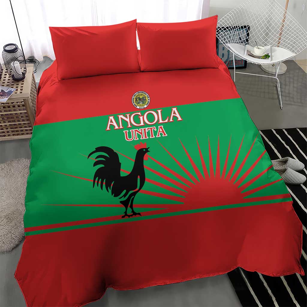 Angola Bedding Set UNITA  Party Flag Style