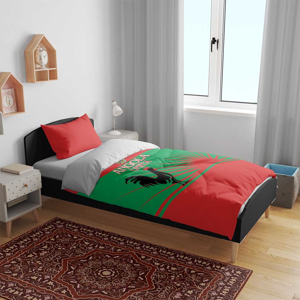 Angola Bedding Set UNITA  Party Flag Style